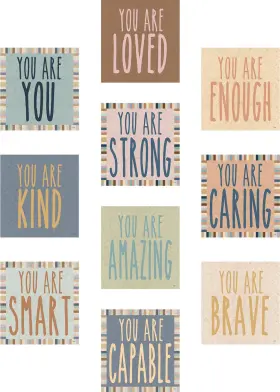 Tcr7133 Teacher Created Resources Everyone Is Welcome Positive Affirmations Accents Tcr