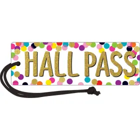 Tcr77394 Teacher Created Resources Confetti Magnetic Hall Pass