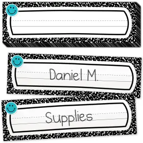Tcr9319 Teacher Created Resources Cool For School Composition Flat Name Plates