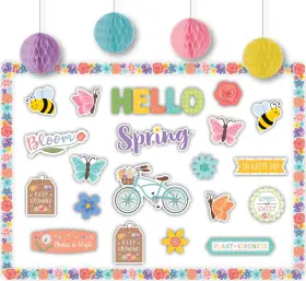 Tcr9464 Teacher Created Resources Hello Spring Create And Decorate Quick Kit St
