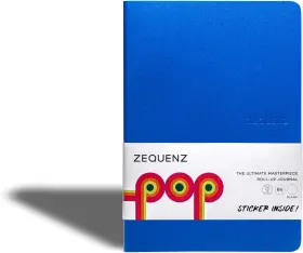 360-pop-b6-idr  Thailand Pop Notebook Cobalt Blue B6 Size Ruled 120 Pages Soft Cover 12.5x17.8cm 80gsm