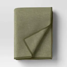 Threshold 198850886698 The Cozy Collection Faux Cashmere Knit Throw Green -