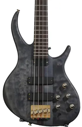 Tbcl4tbkgh1 Tobias Electric Guitar Bass Classic Iv - Trans Black Satin
