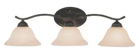 Trans Globe Lighting 736916202145 Bel Air Hollyslope 26 Inch 3-light Oil Rubbed Bronze Bathroom Vanity Lig