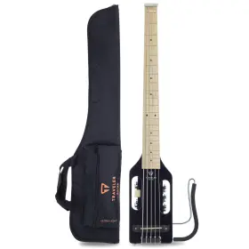 Ulb5-bkgmp Traveler Guitar Ultra-light Gloss Black 5-string Bass Small Travel With
