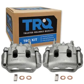 Cla32317 Trq Front Brake Calipers Set 330mm Rotors Compatible With Ford Edge Lincoln Mkx