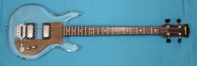 Ahb-1 Univox Early 70s Vintage Lucite 4 String Bass Guitar