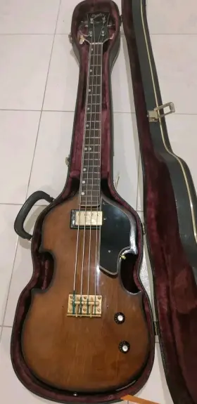 U1970f Univox Violin Bass Brown 1970s