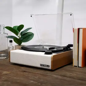 Victrola 810033113079 - Eastwood Ii Bluetooth Record Player With 3 Speed Turntable Oak