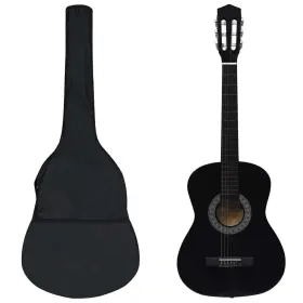 Vidaxl 719883885353 8 Piece Classical Guitar Beginner Set Black 3/4 36 Inch