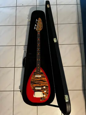 V-mk3-b Vox Mark- Teardrop Shape Electric Bass With Hard Case Short Scale 30 Inch