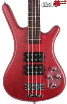 Warwick 033685259773 Rockbass Corvette Double Buck 4-string Burgundy Red Electric Bass Guitar