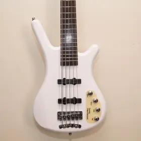 Warwick 033685259926 Rockbass Corvette 5-string Electric Bass Solid White High Polish