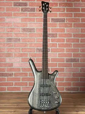 Warwick 033685548211 Pro Series Corvette Standard Electric Bass Guitar - Nirvana Black