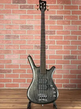Warwick 033685549522 Pro Series Corvette Electric Bass Guitar - Nirvana Black