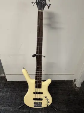 Rbl027867-05 Warwick Corvette Rockbass 4-string Electric Bass Guitar Cream Finish