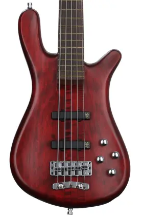 Gps1265 Warwick Pro Series 5 Streamer Stage I Electric Bass Guitar - Burgundy Red