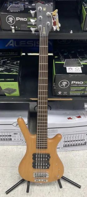 Gps1485 Warwick Pro Series 5 String Bass Natural Satin