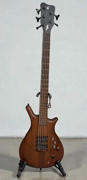 L-096783-02 Warwick Pro Series Thumb Bo Fretless 5-string Bass - Antique Tobacco Finish