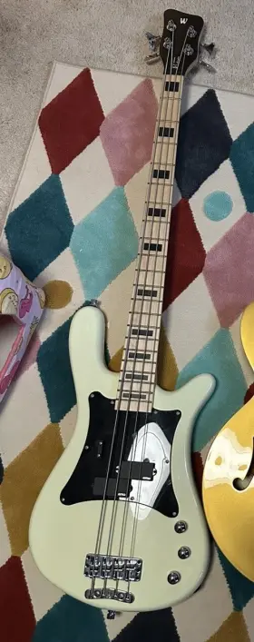 Rba1054 Warwick Rockbass Artist Line Adam Clayton 4 String Bass Guitar Solid Cr Me Emg