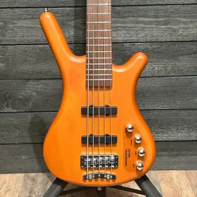 Rbh56548822 Warwick Rockbass Corvette Basic 5 String Electric Bass Guitar Honey Violin