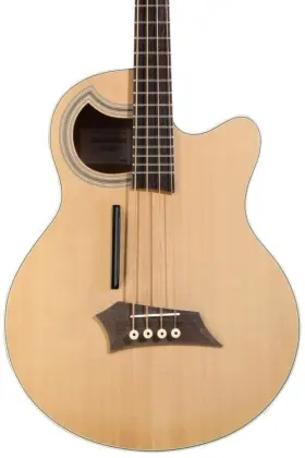 Wac1574 Warwick Rockbass Alien Standard 4-string Acoustic-electric Bass Guitar - Natural