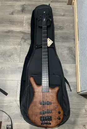 Ww1224030000b Warwick German Pro Series Bolt-on 4-string Thumb Bass Natural Gig Bag