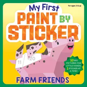 69c42af08d581acb6835b530 Workman Publishing My First Paint By Sticker Farm Friends