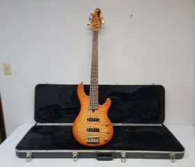 Bb-g5a Yamaha Electric Bass Guitar Brown 5 String Alder