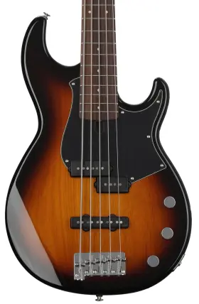Bb435-tbs Yamaha Bb435 5-string Bass Guitar - Tobacco Brown Sunburst