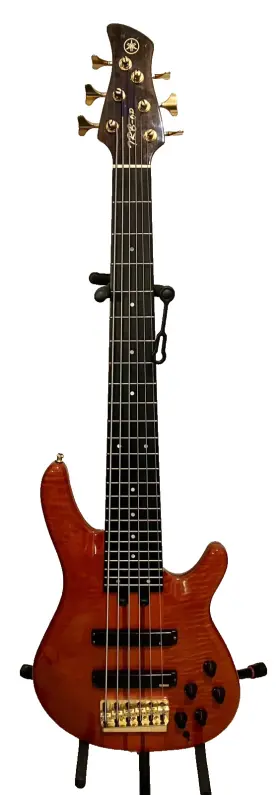 Trb-6p Yamaha 1994 Translucent Red 6 String Bass Guitar