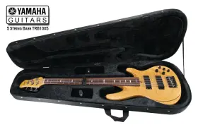 Trb1005 Yamaha 5 String Vintage Bass Guitar Natural Color With Soft Case / Rare