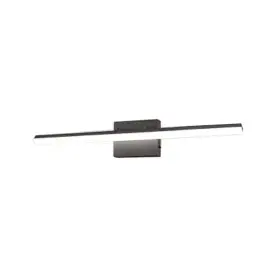 Yansun 747734855574 18 Inch 1-light 12w Black Modern Integrated Led Vanity Light Bar Wall Sco