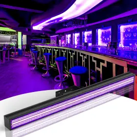 Zq06078 Yiflamefly 7pcs Rgb 720led Dmx Stage Wall Wash Bar Light Strobe Effect Dj Party Beam