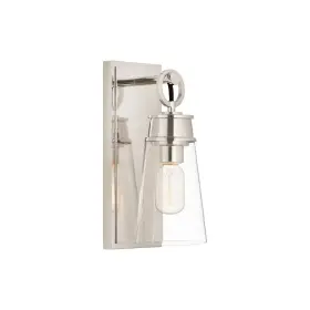 Z-lite 685659157147 Z-lite 2300-1ss Wentworth 12 Inch Tall Wall Sconce Polished Nickel Indoor Lighting W