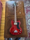 Epiphone Sg Classic 4 String Electric Bass EB-0 Cherry Red Open. Price: $200.00.