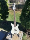 Vintage Kay White Starter Short Scale Electric Bass Guitar KB-15W W/ Case Nice Used. Price: $329.00.