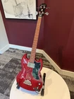 Epiphone EB-0 4-STRING Electric Bass Guitar Cherry Used. Price: $225.00.