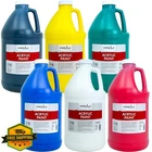 Handy Art Acrylic Paint, Set Of Colors, 64 Oz Bottles, Semi-gloss Student... New. Price: $174.99.