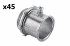 45 Halex 1/2 In. Electrical Metallic Tube (emt) Set-screw Connector Open. Price: $17.99.