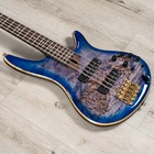 Ibanez SR2605 Premium Electric Bass Guitar, 5-STRING, Cerulean Blue Burst New. Price: $1899.99.