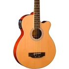 Washburn AB5 Cutaway Acoustic Electric Bass Guitar Natural New. Price: $619.00.