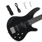 Electric Bass Guitar Full Size 24FRETS Standard 4STRING Pj Black 34INCH ... New. Price: $148.78.