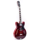 Jazz Electric Guitar Selected Flame Maple Top Red With Black Bag Grote 335-02 New. Price: $289.00.