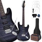 Leo Jaymz 39" Full Size Style Electric Guitar Starter Kit With Ssh Pickup,... New. Price: $166.61.