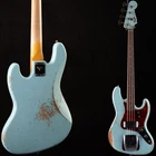 Fender Custom Shop 1961 Jazz Bass Heavy Relic Super Faded Aged Daphne Blue (567) New. Price: $5350.00.
