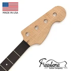 Bass Guitar Neck- 32" Conv Rosewood Curly Maple Jstyle Fits Fender Jazz New. Price: $249.00.