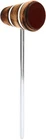 Low Boy Standard Leather Daddy Bass Drum Beater - Scorched, White Stripes New. Price: $45.00.