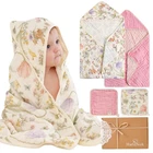 4-PIECE Ultra Soft Muslin Baby Towel Set Ideal For Bath & Beach, (32X32 Inc... New. Price: $43.91.