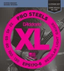 D'addario EPS170-6 Prosteels Bass Guitar 6-STRINGS, Light, 30-130, Long Scale New. Price: $37.99.